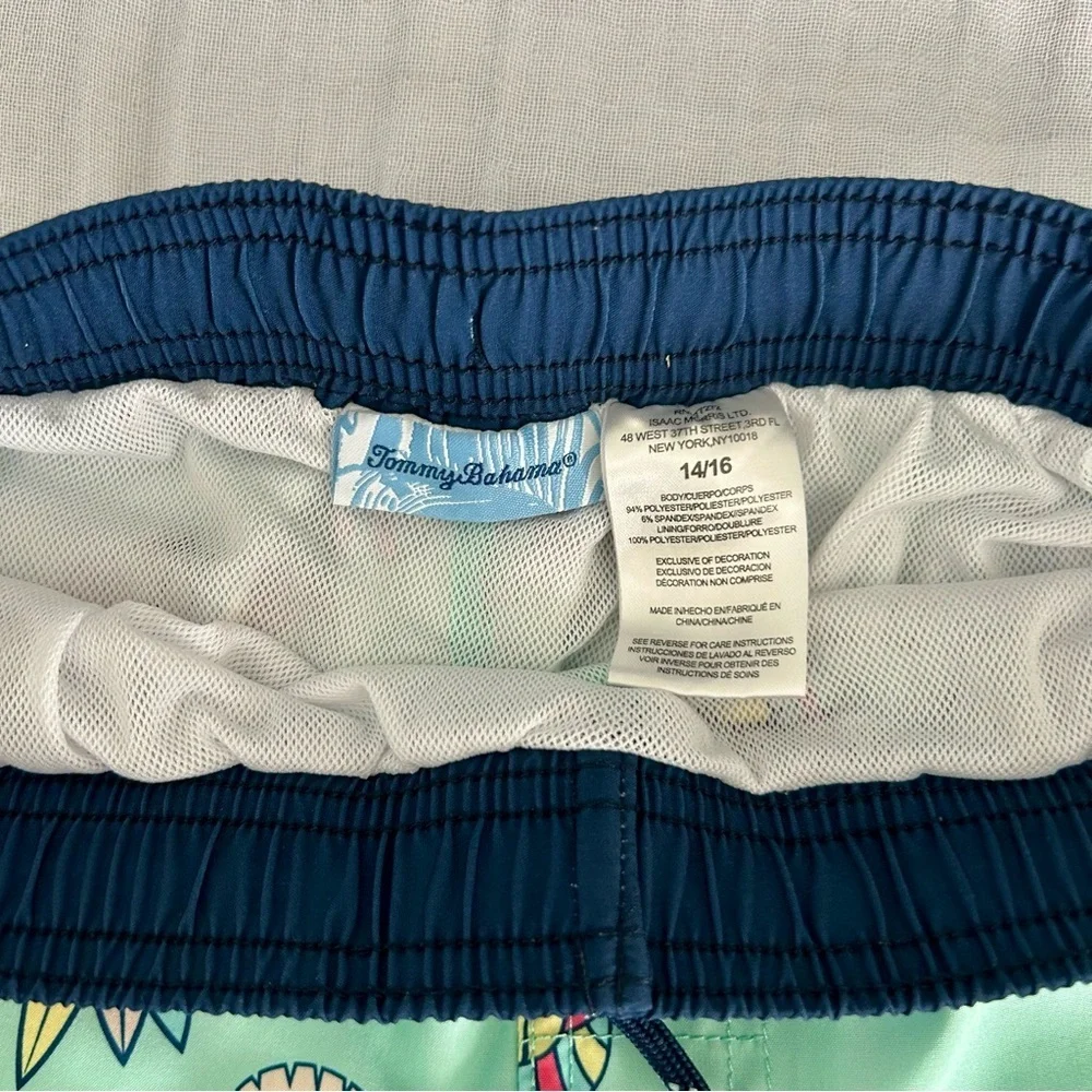 LIKE NEW Tommy Bahama and Cat & Jack Kids' Swim Shorts Sz XL (set of 4)